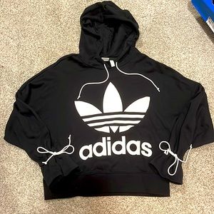 Black/White Adidas Hoodie